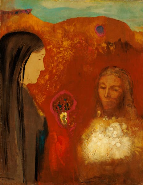 Le Christ et la Samaritaine à Odilon Redon