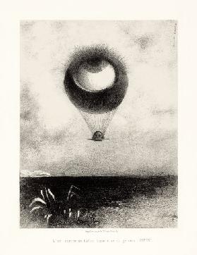 The Eye, Like a Strange Balloon, Mounts toward Infinity. Series: For Edgar Poe