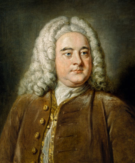 Portrait of George Frederick Handel (1685-1759) à of Bath Hoare