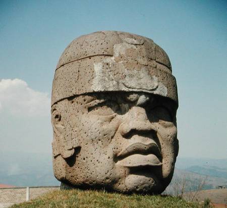 Colossal Head 1 from San Lorenzo, Veracruz, Mexico, preclassic à Olmec