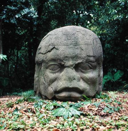 Colossal Head 4, Pre-Classic Period à Olmec