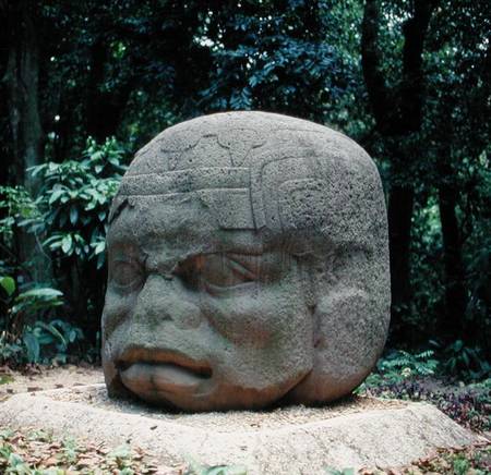 Colossal Head 4, preclassic à Olmec