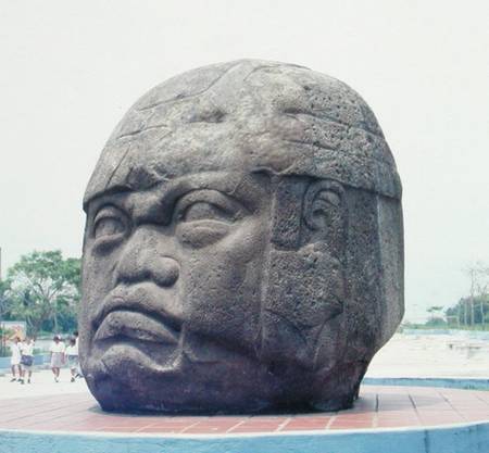Colossal Head from San Lorenzo, Veracruz, Mexico, preclassic à Olmec