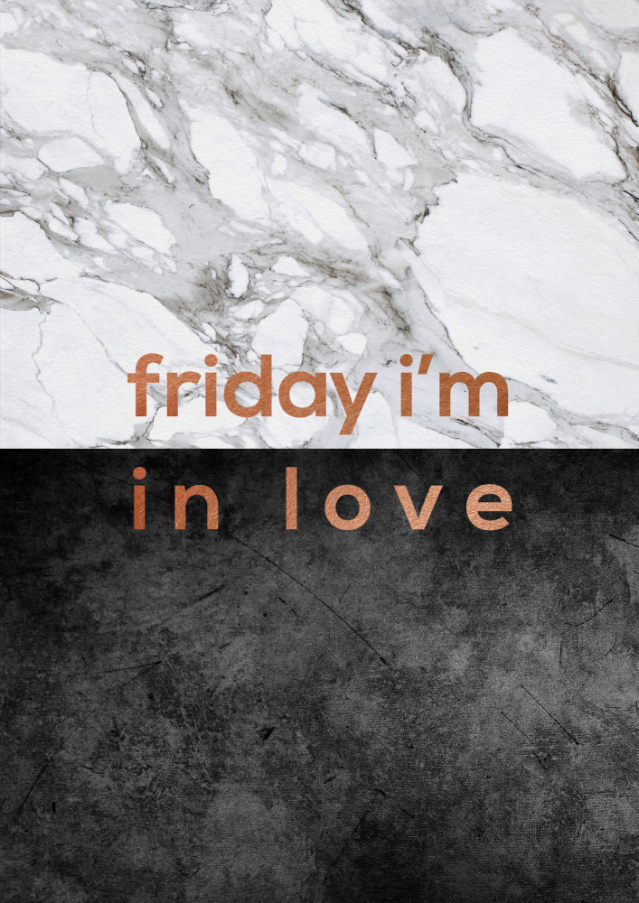 Friday Im In Love Quote à Orara Studio