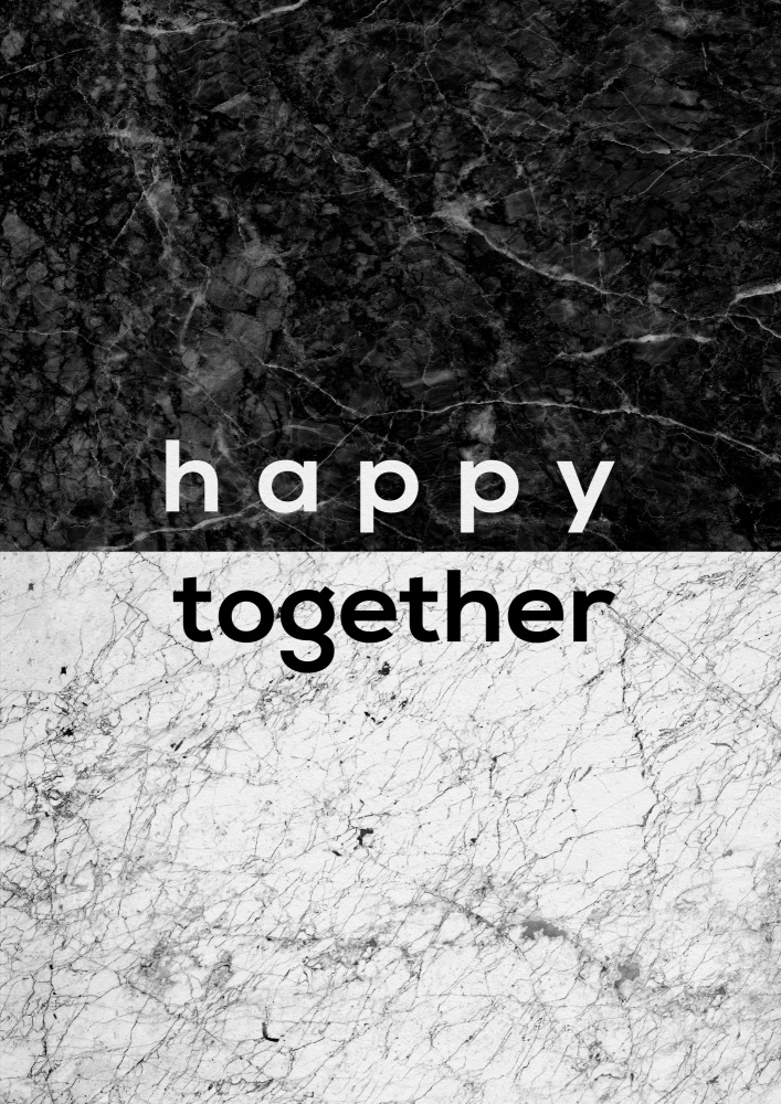 Happy Together Couples Quote à Orara Studio