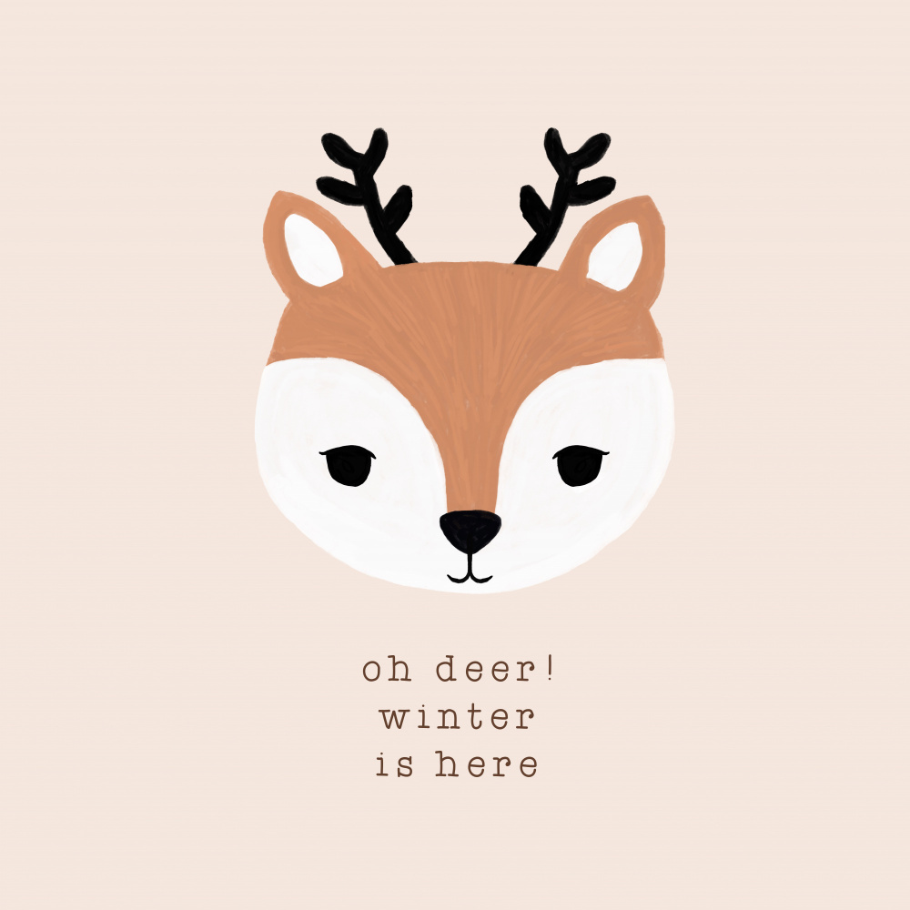 Oh Deer Winter Is Here II à Orara Studio