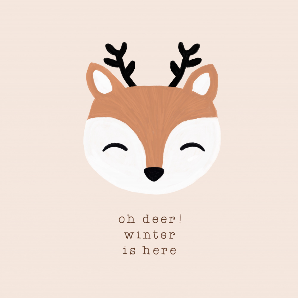 Oh Deer Winter Is Here à Orara Studio
