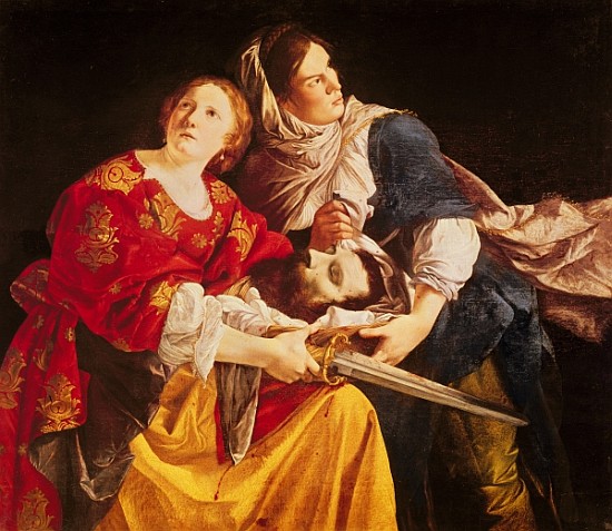 Judith with the head of Holofernes à Orazio Gentileschi