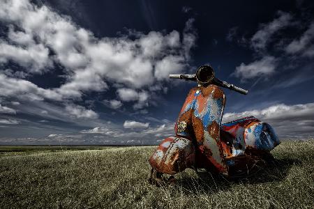 Old Vespa