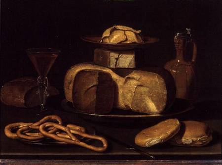 Still Life with bread à Osias Beert I.