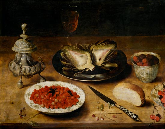 Still Life with an Artichoke à Osias Beert I.