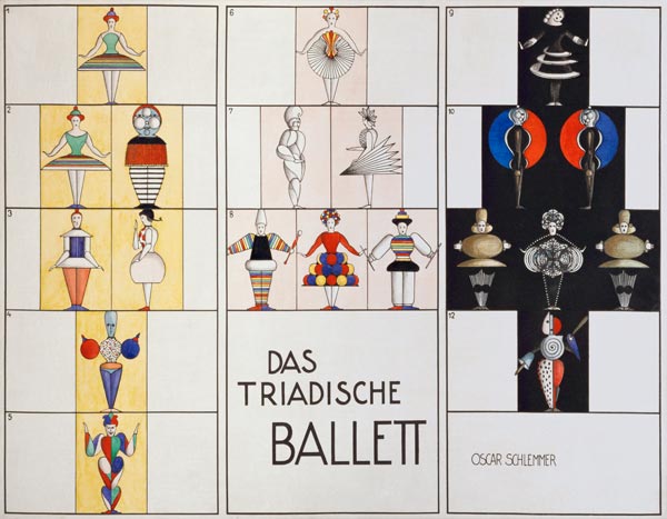 Figures for Tiradic Ballet à Oskar Schlemmer