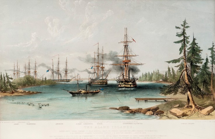 The Aland Islands on July 22, 1854 à Oswald Walter Brierly