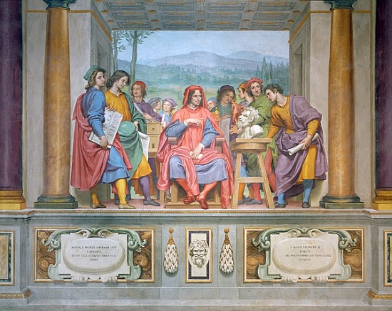 Lorenzo amongst the artists à Ottavio Vannini