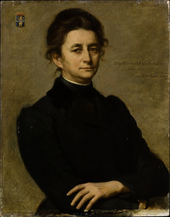Portrait of Dr. Elisabeth Winterhalter à Ottilie Roederstein
