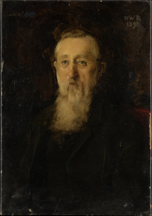 Portrait of Reinhard Roederstein (father of the painter) à Ottilie Roederstein