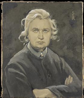 Self-Portrait with Folded Arms
