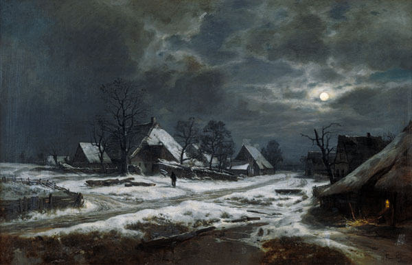 nuit hivernale. à Otto Frölicher