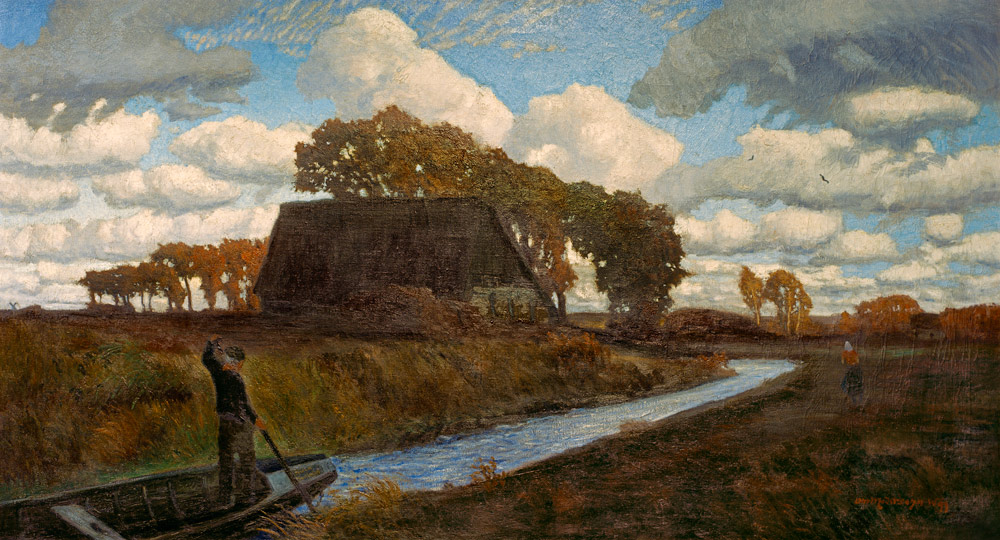 Herbstwetter. à Otto Modersohn