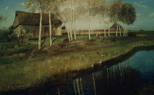 Autumn Morning in the Moor à Otto Modersohn
