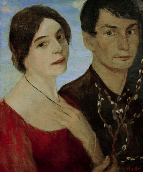 Otto Mueller , Double portrait à Otto Mueller