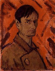 auto-portrait à Otto Mueller