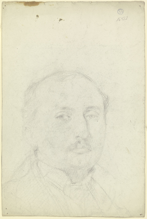 Portrait of a man à Otto Scholderer
