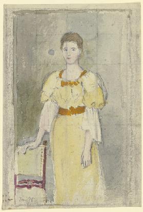 Lady, standing