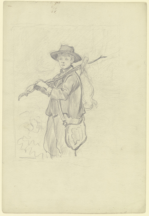 The young gamekeeper à Otto Scholderer