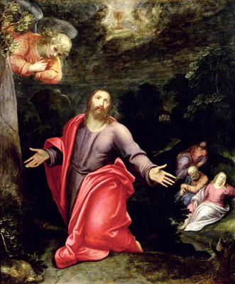 Jesus in the Garden of Olives, c.1590-95 (oil on canvas) à Otto van Veen