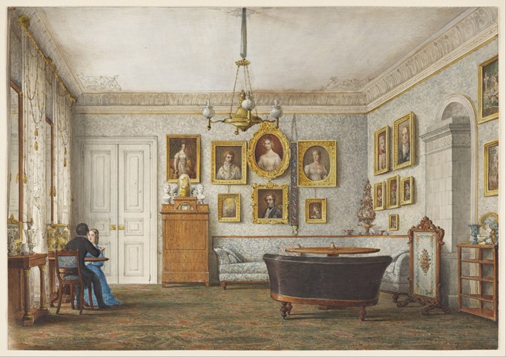 Salon in a Residence of the Duke of Leuchtenberg à Otto Wagner