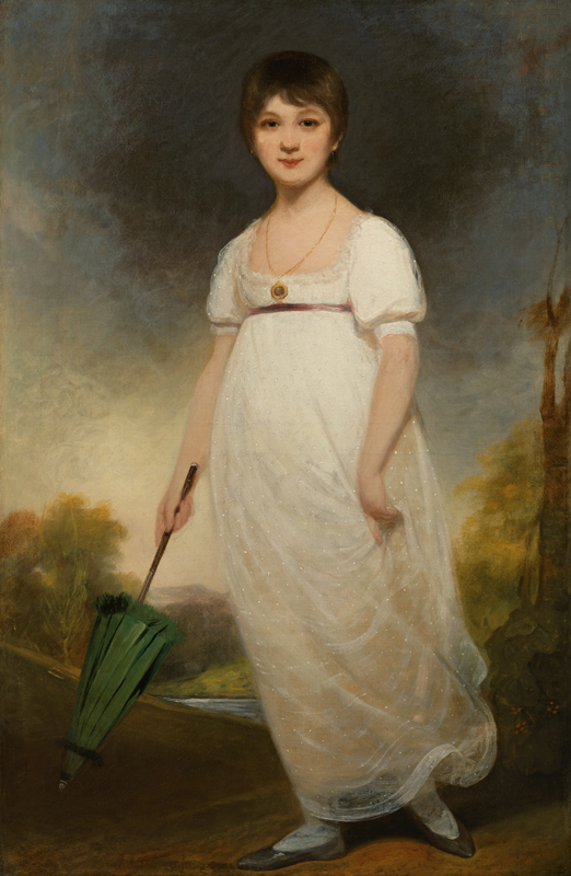 Portrait of Jane Austen (1775-1817) the 'Rice Portrait' à Ozias Humphry