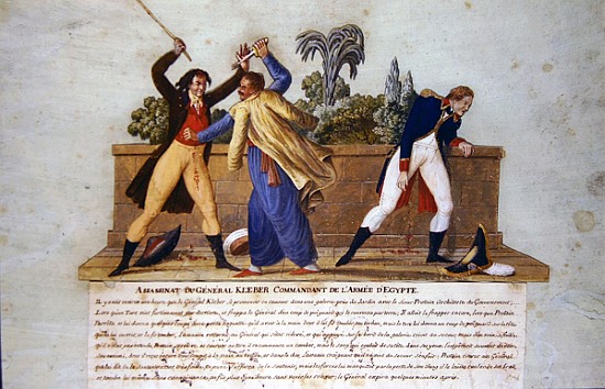 The Assassination of General Kleber by a Fanatic, 14th June 1800 à P. A. Lesueur