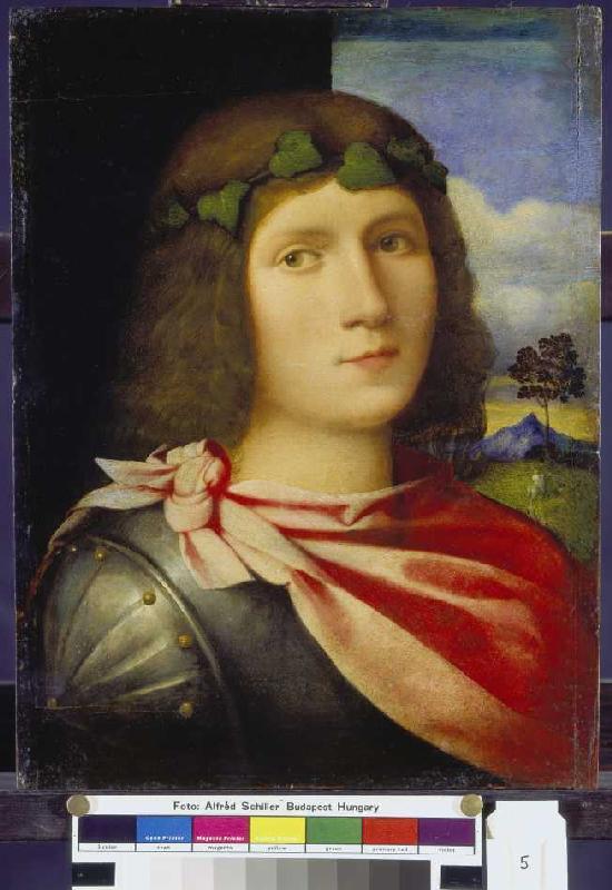 portrait d'un adolescent. à Palma le VIeux (alias Jacopo Negretti)