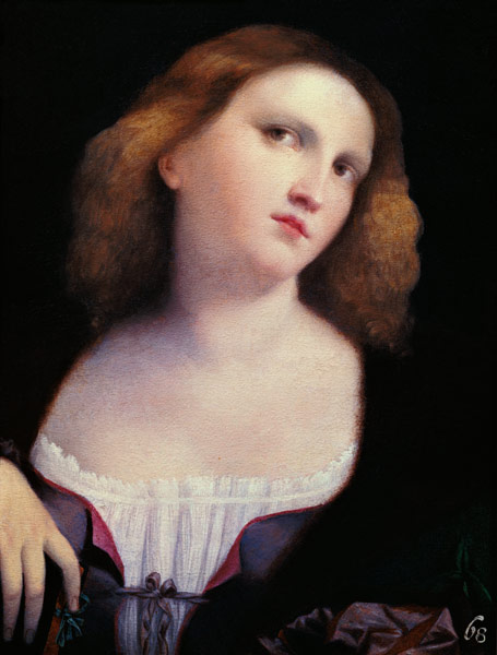 portrait de femme. à Palma le VIeux (alias Jacopo Negretti)