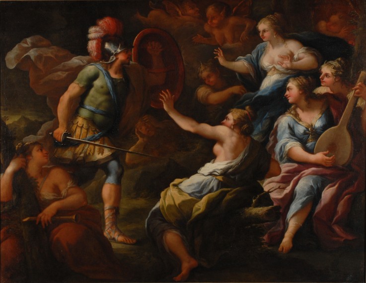 Achilles Discovered by Ulysses Among the Daughters of Lycomedes at Skyros à Paolo de Matteis