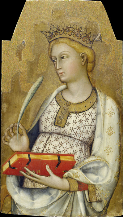 Saint Catherine of Alexandria à Paolo di Giovanni Fei