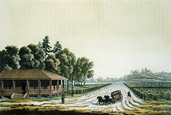 View of Capitol Hill, Washington (colour engraving) à Paolo Fumagalli