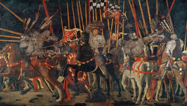 La bataille de San Romano. à Paolo Uccello