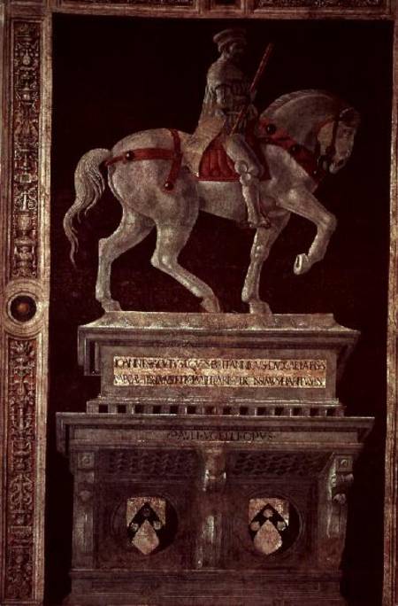 Equestrian Monument of Sir John Hawkwood (1320-94) à Paolo Uccello