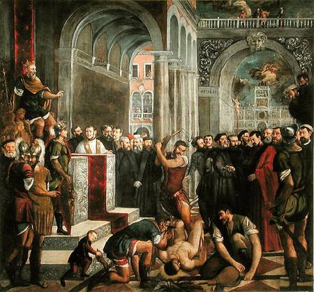 The Martyrdom of St Theodore à Paris Bordone