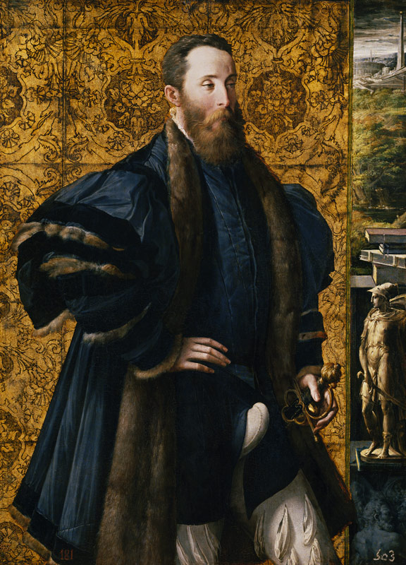 Portrait of Pier Maria Rossi di San Secondo à Parmigianino (dit le Parmesan)
