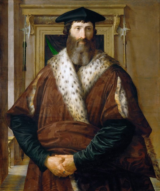 Portrait of a Man (Malatesta Baglione) à Parmigianino (dit le Parmesan)