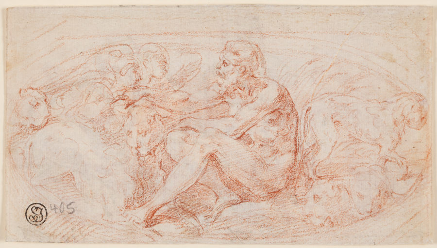 Daniel in der Löwengrube à Parmigianino (dit le Parmesan)