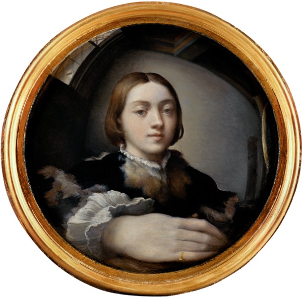 Self-Portrait in a Convex Mirror à Parmigianino (dit le Parmesan)