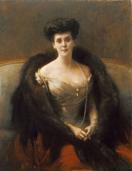 Portrait of Princess O.V. Paley (Countess Hohenfelsen) à Pascal A.J. Dagnan-Bouveret