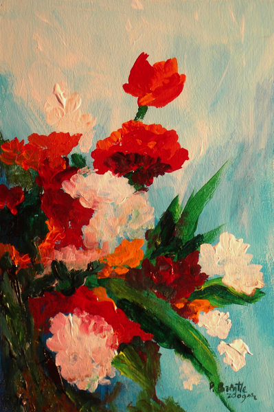 Capricious carnations à Patricia  Brintle