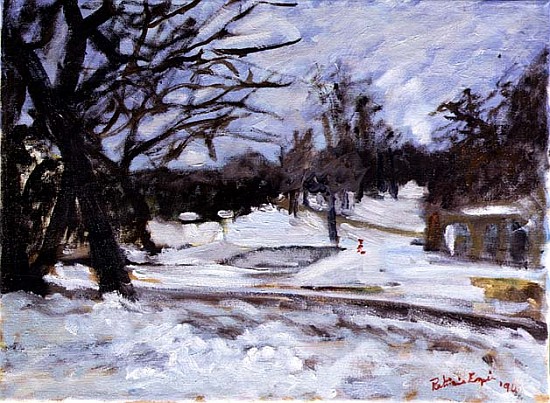 February Snow, 1994 (oil on canvas)  à Patricia  Espir