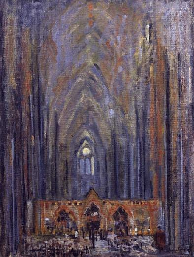Interior view of Westminster Abbey, 1995  à Patricia  Espir