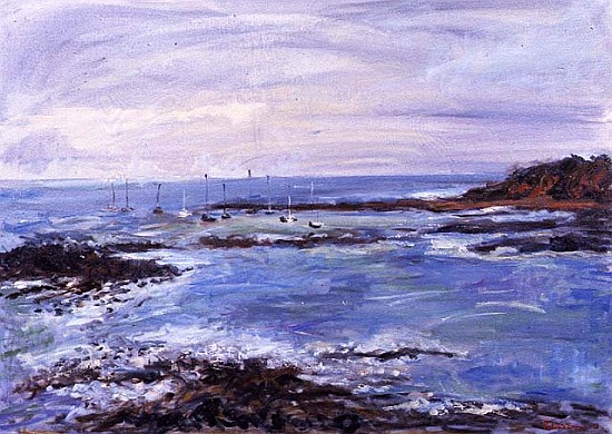 Sailing off the Scilly Isles, 1997 (oil on paper)  à Patricia  Espir